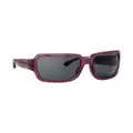 Linda Farrow x Dries Van Noten oversized-frame sunglasses - Multicolour