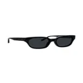 Linda Farrow X Magda Butrym oversized D-frame sunglasses - Black