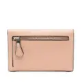 Coach logo-plaque leather wallet - Pink