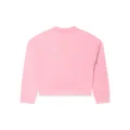 guess kids logo-print cotton sweatshirt - Pink