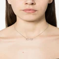 Swarovski infinity-pendant necklace - Silver