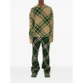 Burberry check-pattern intarsia-knit cardigan - Neutrals
