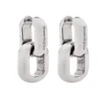 Alexander McQueen Peak chain-link drop earrings - Silver