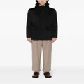 Corneliani hooded virgin wool jacket - Black