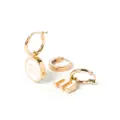 Miu Miu enamel hoop earrings (set of three) - White