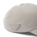 Prada triangle-logo corduroy baseball cap - Neutrals