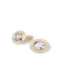 Miu Miu crystal-embellished stud earrings - Silver