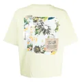 izzue graphic-print cotton T-shirt - Green