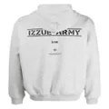 izzue logo-print cotton-blend jacket - Grey