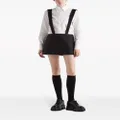 Prada suspender mini skirt - Black