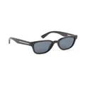 Prada Eyewear plaque-detail square-frame sunglasses - Black