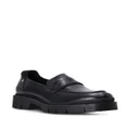 BOSS Denzel leather loafers - Black