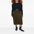 Marc Jacobs canvas cargo midi skirt - Green
