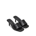 Marc Jacobs The Leather J Marc 65mm sandals - Black