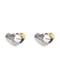Marc Jacobs The Patchwork Heart earrings - Silver