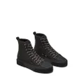 Marc Jacobs The Crystal Canvas high-top sneakers - Black