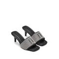 Marc Jacobs The Rhinestone J Marc 65mm sandals - Black