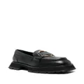 Moncler Bell leather loafers - Black
