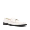 Jimmy Choo Addie leather loafers - Neutrals