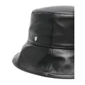 Helen Kaminski Whitney leather bucket hat - Black