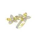 Marchesa 18kt yellow gold Wild Flower diamond ring