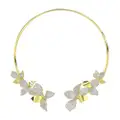 Marchesa 18kt yellow gold Wild Flower diamond necklace