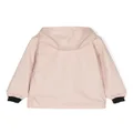 Petit Bateau hooded zip-up rain jacket - Pink