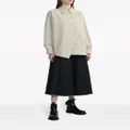 Tibi asymmetric poplin cotton shirt - Neutrals