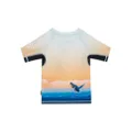 Molo graphic-print recycled polyester-blend T-shirt - Orange