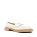 Moncler Bell leather loafers - Neutrals