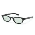 Oliver Peoples N.01 pantos-frame sunglasses - Black