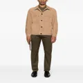 Dunhill microsuede shirt jacket - Neutrals