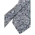 Dunhill paisley-print silk tie - Blue