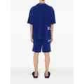 Burberry EKD-print towelled shorts - Blue