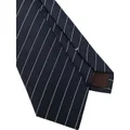 Canali striped silk tie - Blue