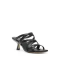 Vic Matie 65mm leather mules - Black
