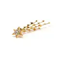 Jennifer Behr crystal-embellished drop earrings - Gold