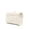 Love Moschino logo-lettering quilted shoulder bag - Neutrals