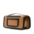 Pierre Hardy Alpha leather crossbody bag - Brown