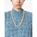 sacai pearls chain-link necklace - Gold