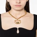 Moschino Teddy Bear-pendant necklace - Gold