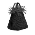 Oscar de la Renta interwoven leather tote bag - Black
