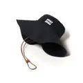 Miu Miu Drill embroidered-logo hat - Black