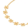 Oscar de la Renta floral-appliqué chain necklace - Gold