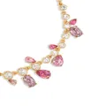 Oscar de la Renta crystal-embellished necklace - Pink