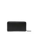 Emporio Armani zipped leather wallet - Black