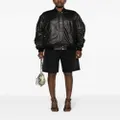 IRO Kerem leather bomber jacket - Black