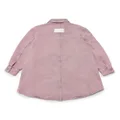MM6 Maison Margiela Kids washed-effect denim shirt - Pink