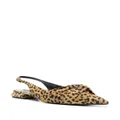 Roberto Cavalli Le Pettegole leopard-print mules - Brown