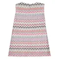 Missoni zigzag-pattern mini dress - Pink